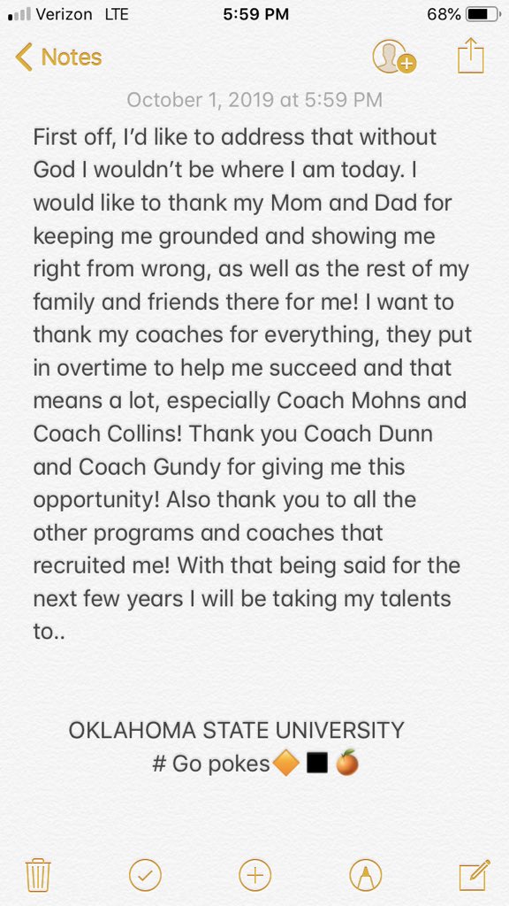mattpolk_'s tweet photo. blessed to see 18 years of life #2020OrangeVzn #commited #AGTG https://t.co/HkljoCML81