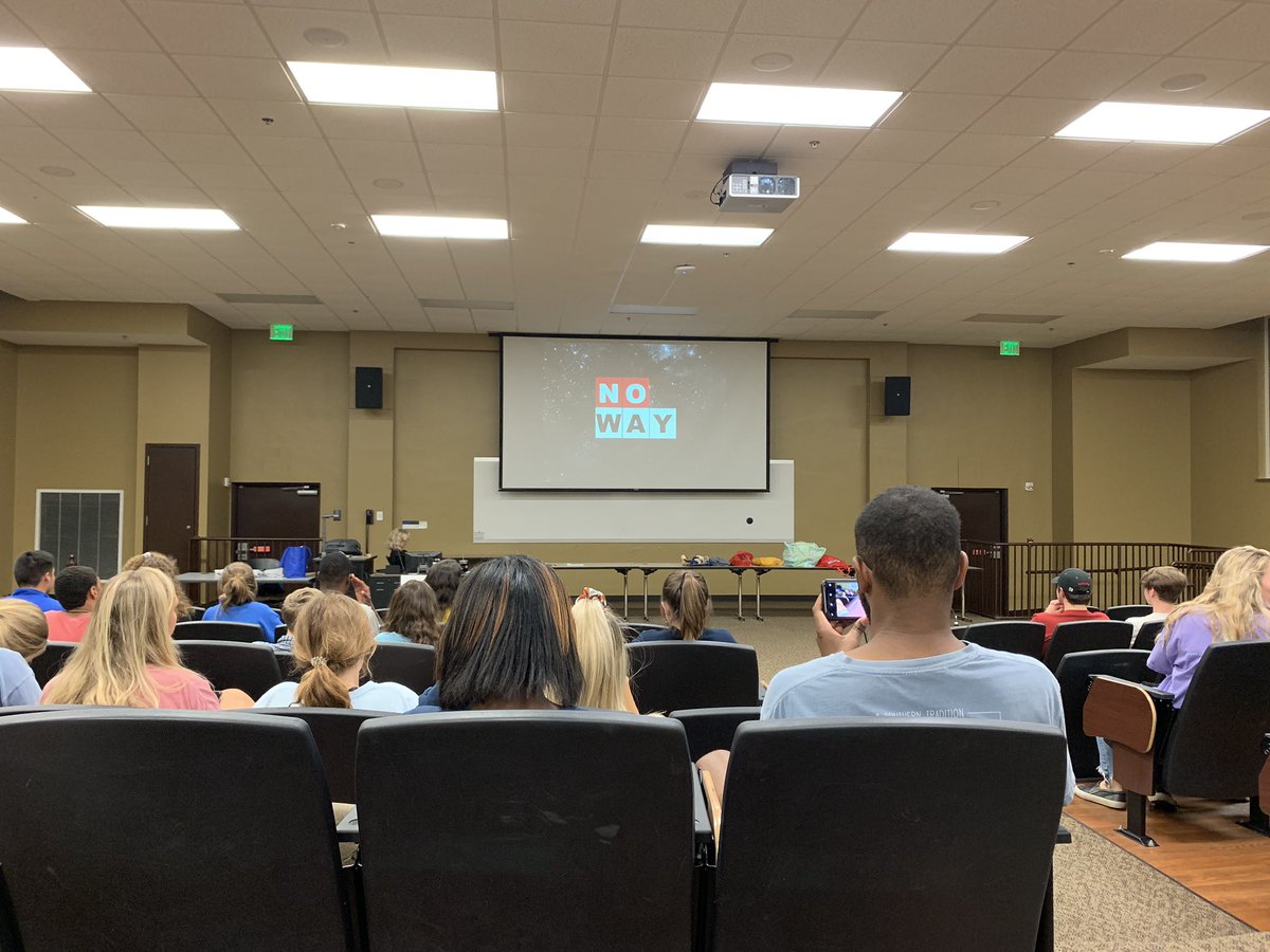 MadisonMcLean3's tweet photo. Thanks to Dr. Chris Roberts for hosting Tuesday Trivia! #BamaNED @newsengagement @altvprof #uajcm326 https://t.co/SNUC4YPL39