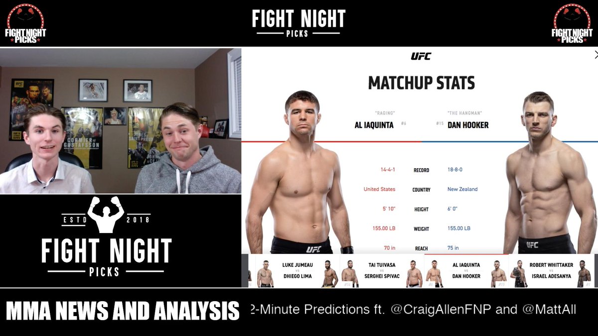 CraigAllenFNP's tweet photo. "2-Minute Predictions" for #UFC243 now available @fightnightpicks on #YouTube! ๐งโโ๏ธ๐ฅ
๐บ https://t.co/aAK0WNz7xl https://t.co/f353QwksAx