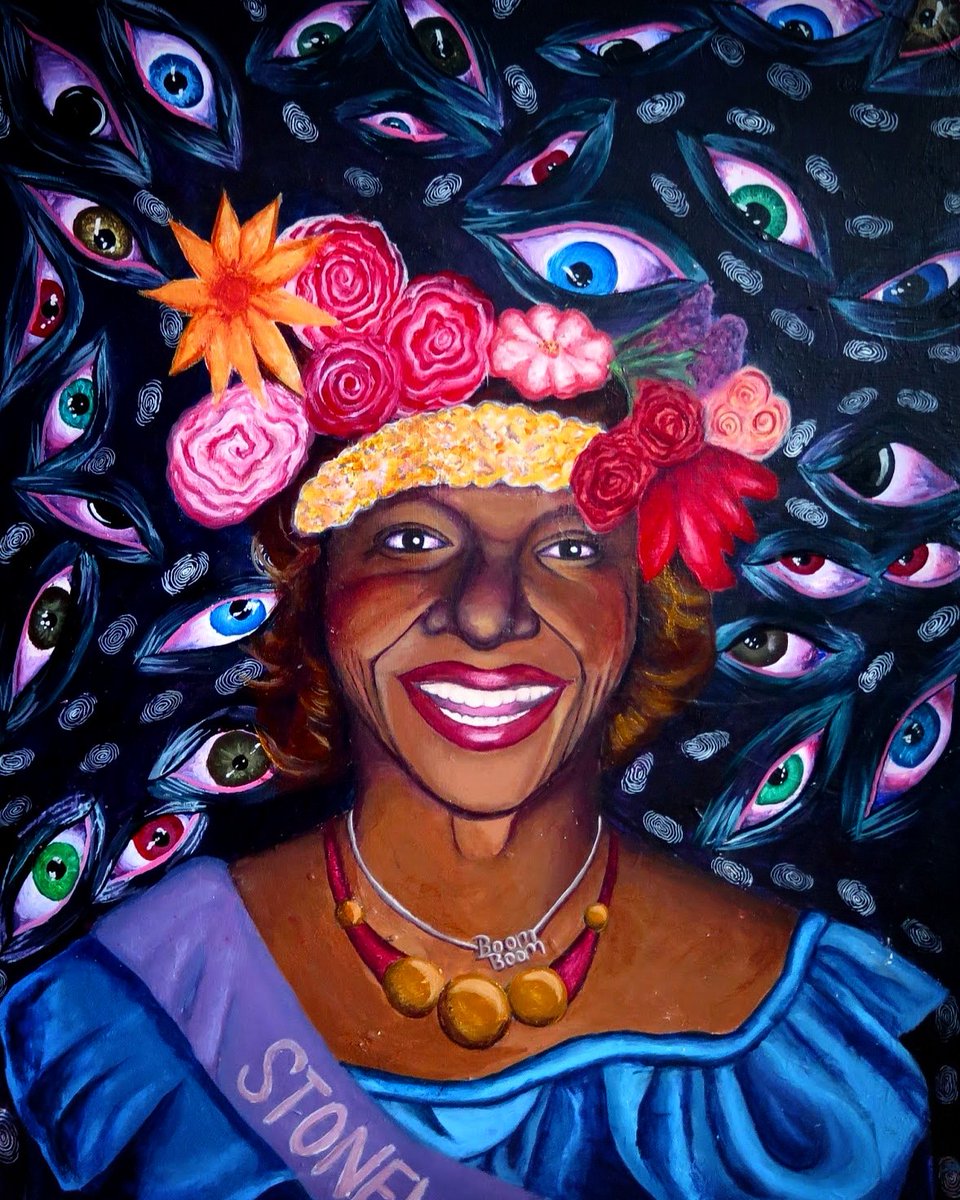 articulationmag's tweet photo. We're celebrating the start of #LGBTHistoryMonth with this beautiful tribute to legendary Black trans activist Marsha P. Johnson by artist Sloast! https://t.co/mCjrqv0n0u https://t.co/IkVMrja5xa