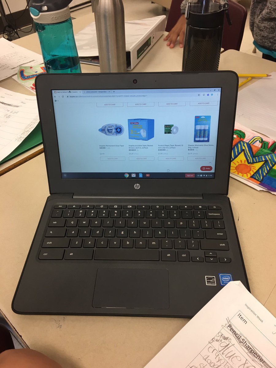 c_parkview's tweet photo. #openendedtask Ss have been highly engaged in the open-ended task called Staples Shopping List. They went on staples website and pick things they would like to have in the classroom. They carefully calculated the amount of supplies and their budget. https://t.co/NcOyeyc7VJ