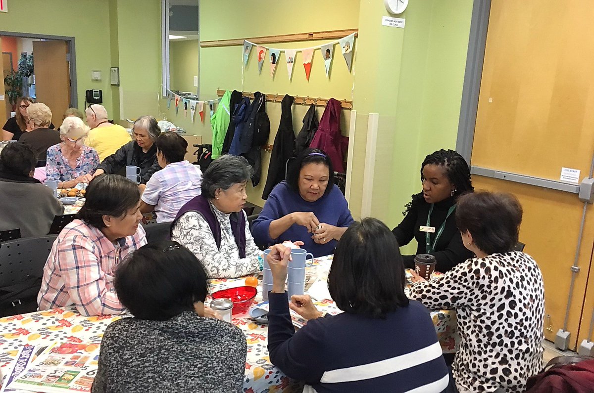 AgeKnowble's tweet photo. A fun and invigorating #onthetableBC morning with the Intercultural Wellness Group @southvanNH. Laughter, great conversations and a couple of tears were shared on the topic of “Aging and Resilience”. Insights and experiences shared will be posted in the October Age Knowble blog! https://t.co/a4j4tlchn2