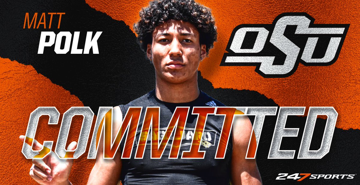 BREAKING -- Scottsdale (AZ) Saguaro star wideout Matt Polk has committed to #OklahomaState, discusses his choice here: 247sports.com/Article/Colleg…