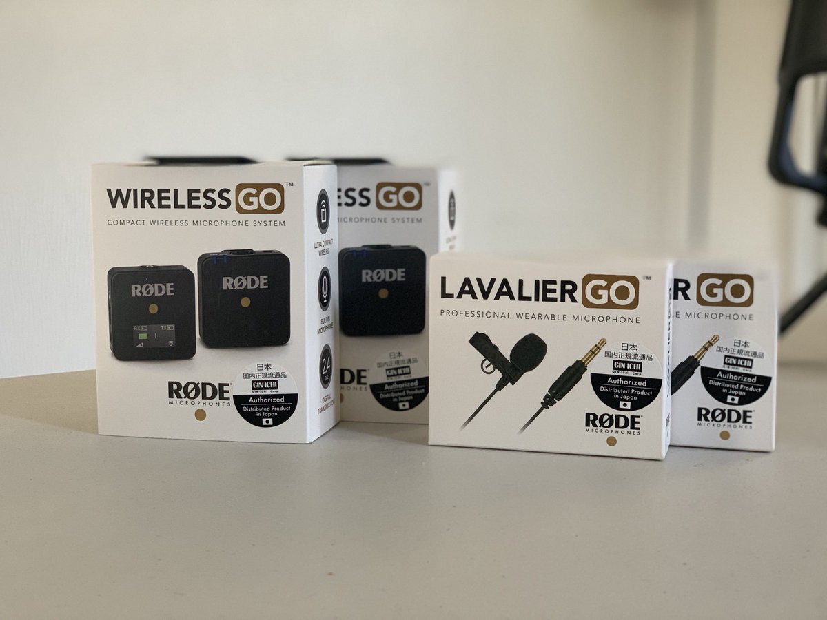 ys_kitchen's tweet image. 遅ればせながら
RODE Wireless GoとLavalier Go
到着★

遅ればせながら
今月ガンガンつかいます

お買い求めは正規代理店の
銀一さん@ginichi はじめ
各販売店さんでどうぞ！
かなり好評なようです^_^

#RODE 
#rodewirelessgo