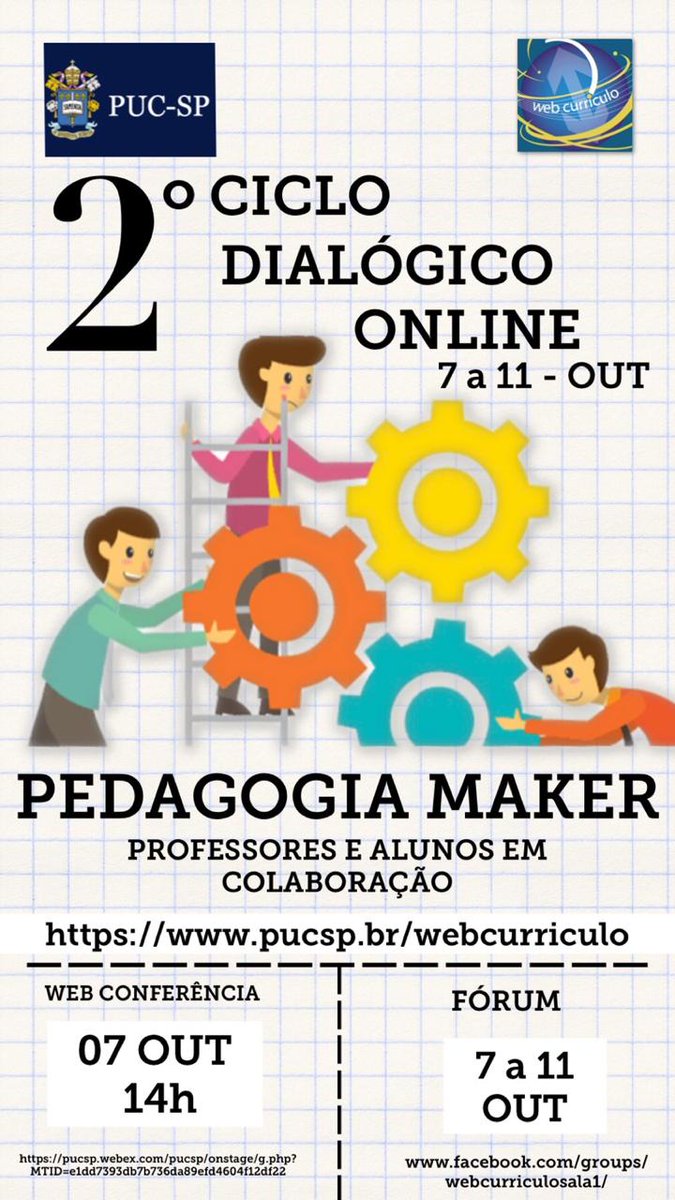 Faça já sua inscrição: pucsp.webex.com/pucsp/onstage/…