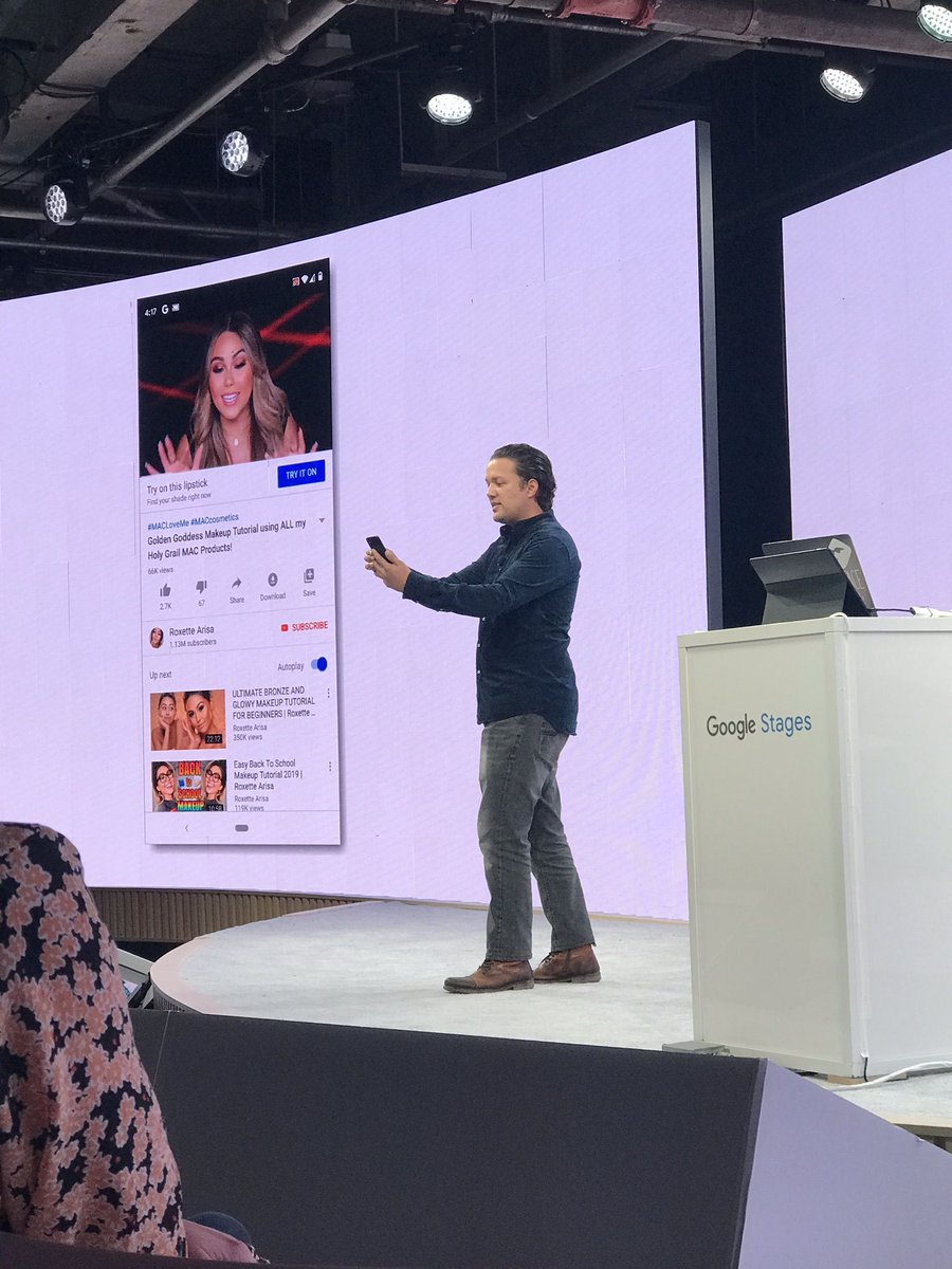jason_mayes's tweet photo. That #moment when you walk out on #stage with dramatic music + see the audience waiting. Presented at #CreateWithGoogle last week in #NewYork. Fun times - 3 live #demos + they all worked 😅 Phew! #AWNewYork #google #googler #presenter #presentation #work #creativeTechnologist https://t.co/xxfrvX3Byx
