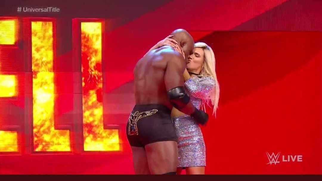 wwekuwaitfans's tweet photo. @RusevBUL what is that Mr. russev @LanaWWE https://t.co/i40tKgkdn7