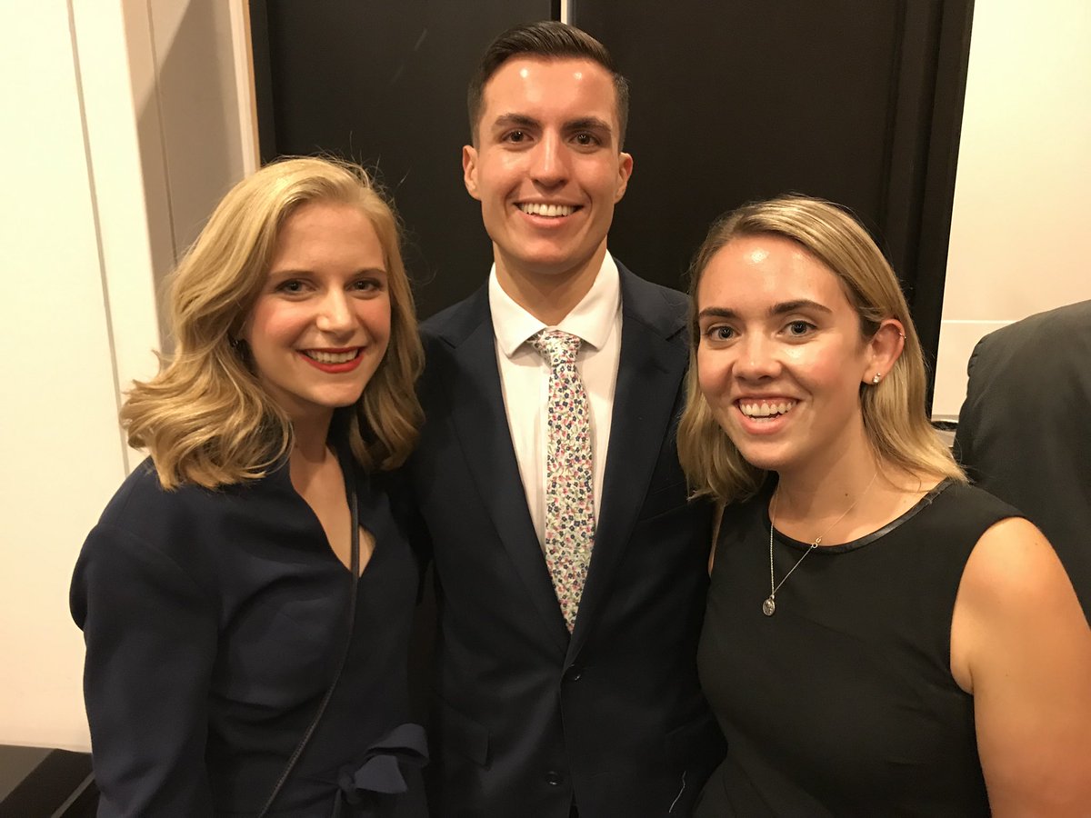 PricklyPodcast's tweet photo. Three generations of Prickly Politics together tonight at @wfuv’s On the Record event. @CandelaKacie @andrewjseger and @juliaagos11 unite to celebrate WFUV! https://t.co/8WKWCZ1NHp