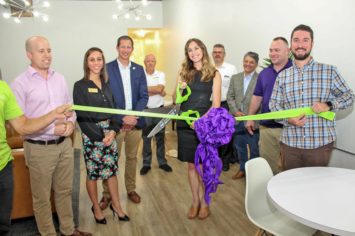 greenvillenccoc's tweet photo. The Chamber proudly celebrated a ribbon cutting ceremony at @nucleusuptown, located at 509 Evans St. in Greenville. Nucleus Uptown is Greenville's premier coworking community. Visit https://t.co/uIv5I3pfVK for more information. https://t.co/zVqZln5VZD