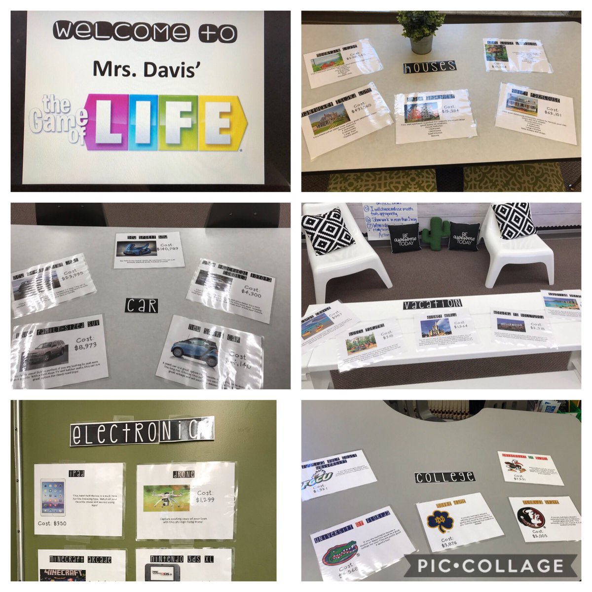 Ndavis961's tweet photo. Playing the game of LIFE to practice adding and subtracting multi-digit #s. They loved picking a career, earning a salary, and making their purchases! @SchwarzkopfElem @HCPSArea2 https://t.co/pgW7YvAxvy