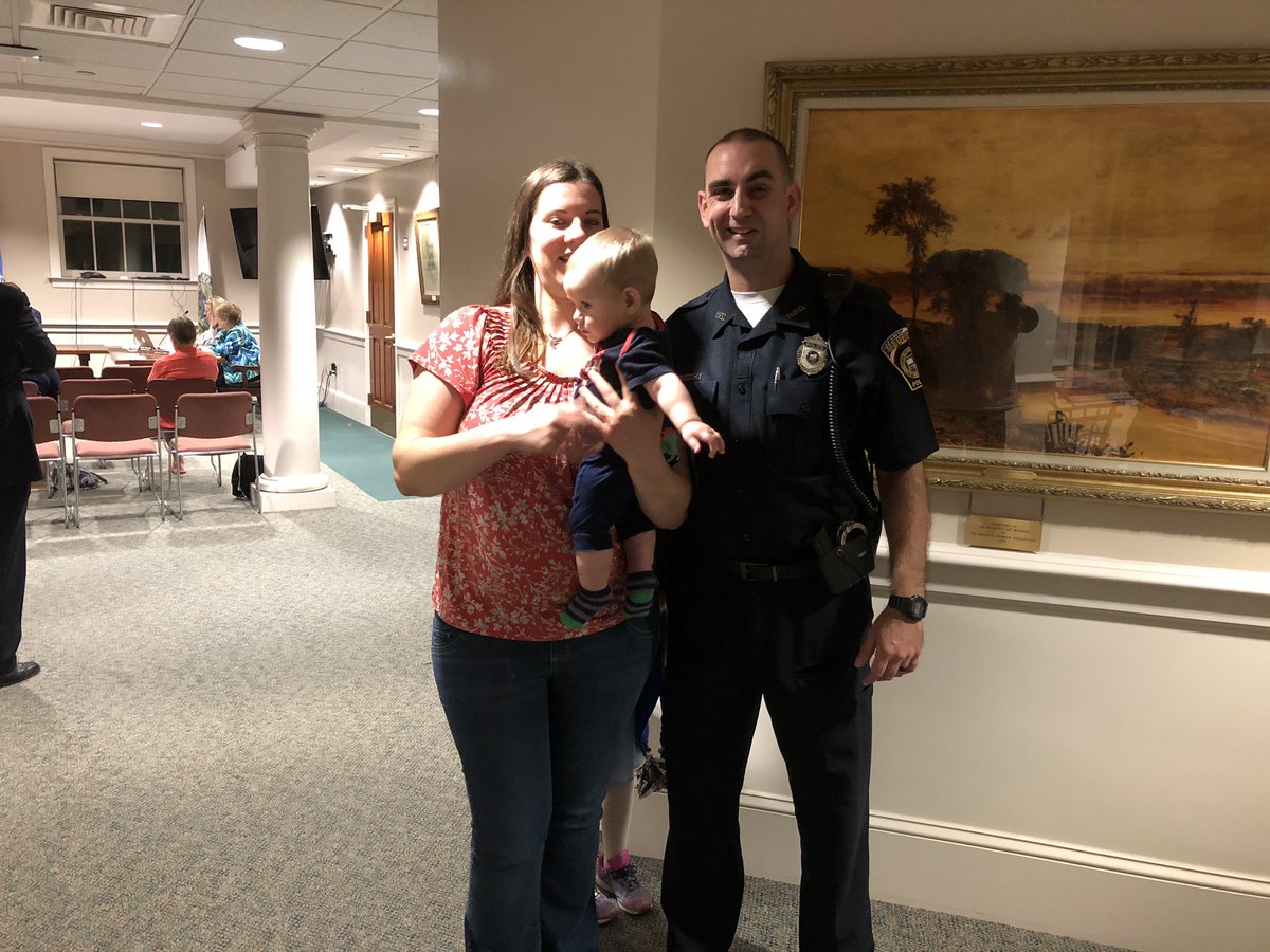 MedfieldPolice's tweet photo. Congratulations to Officer Ryan Maxfield am his unanimous vote for appointment to the rank of Sergeant. https://t.co/DrpoJDiGHb