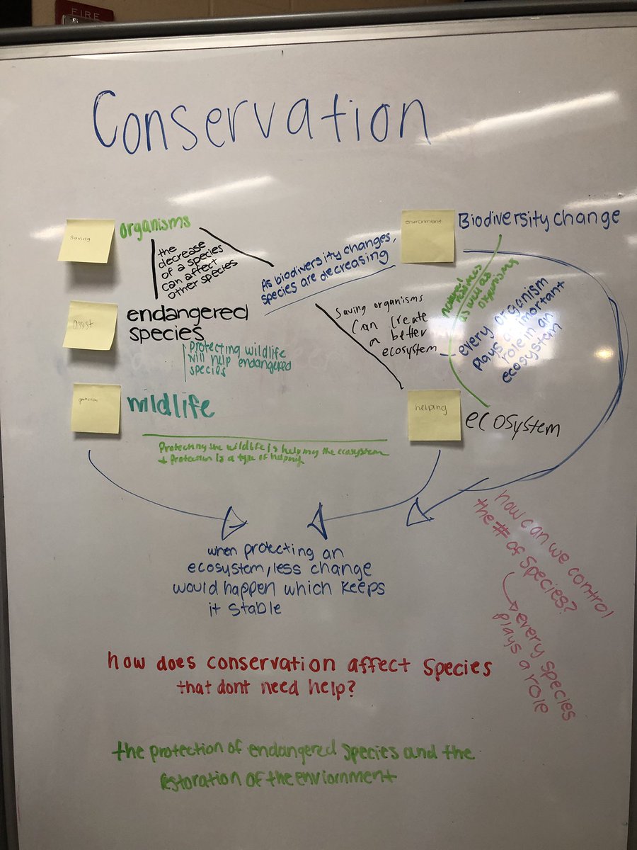 Jess_Tims's tweet photo. Today was Day 2 of our”What is the value of a monarch?” project. We kicked it off with “Zoom In” on a graph of the #monarchbutterfly pop, and then students used “Making Meaning” after reading a NYT article on #endangeredspecies conservation. @oohslibrary @ProjectZeroHGSE #collab https://t.co/u6fCavFBjG