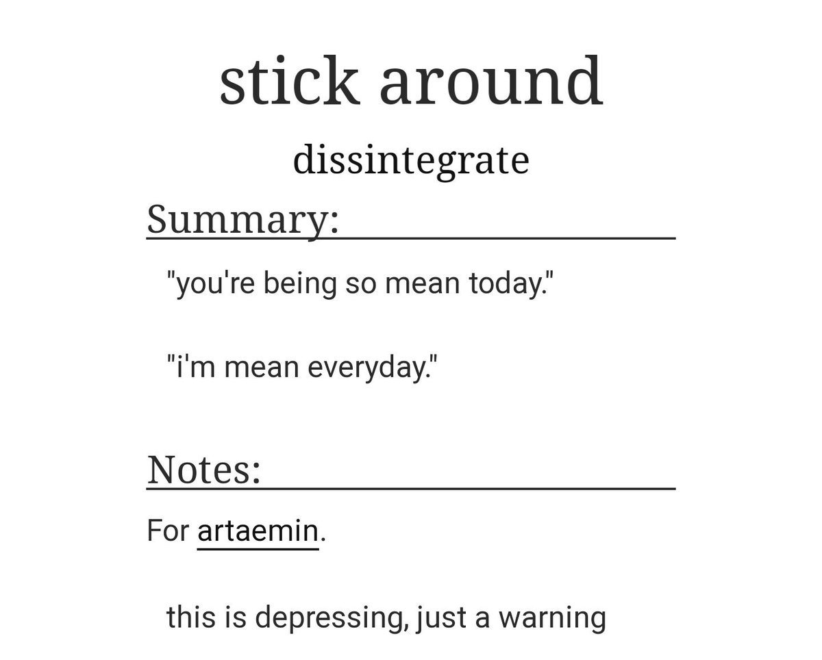 "stick around" by dissintegrate
Jeon Jungkook/Min Yoongi

3.7k, rated T, tags: surrealism, depression, cephalopod witch yoongi

archiveofourown.org/works/20329492