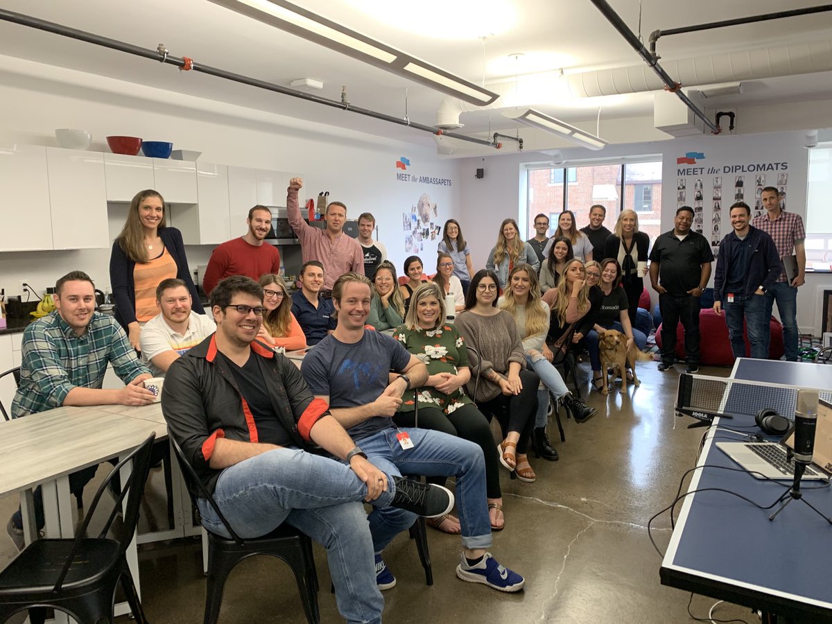 s57benchodor's tweet photo. Had the best day with our ⁦@Ambassador⁩ team! Love this dedicated and caring group of professionals! Feeling very lucky today!⁦@IntradoDigital⁩ ⁦@Notified⁩ ⁦@INXPO⁩ ⁦@_chaselee #intradodm ⁦@sheisadesigner⁩ https://t.co/CXSvownJLi