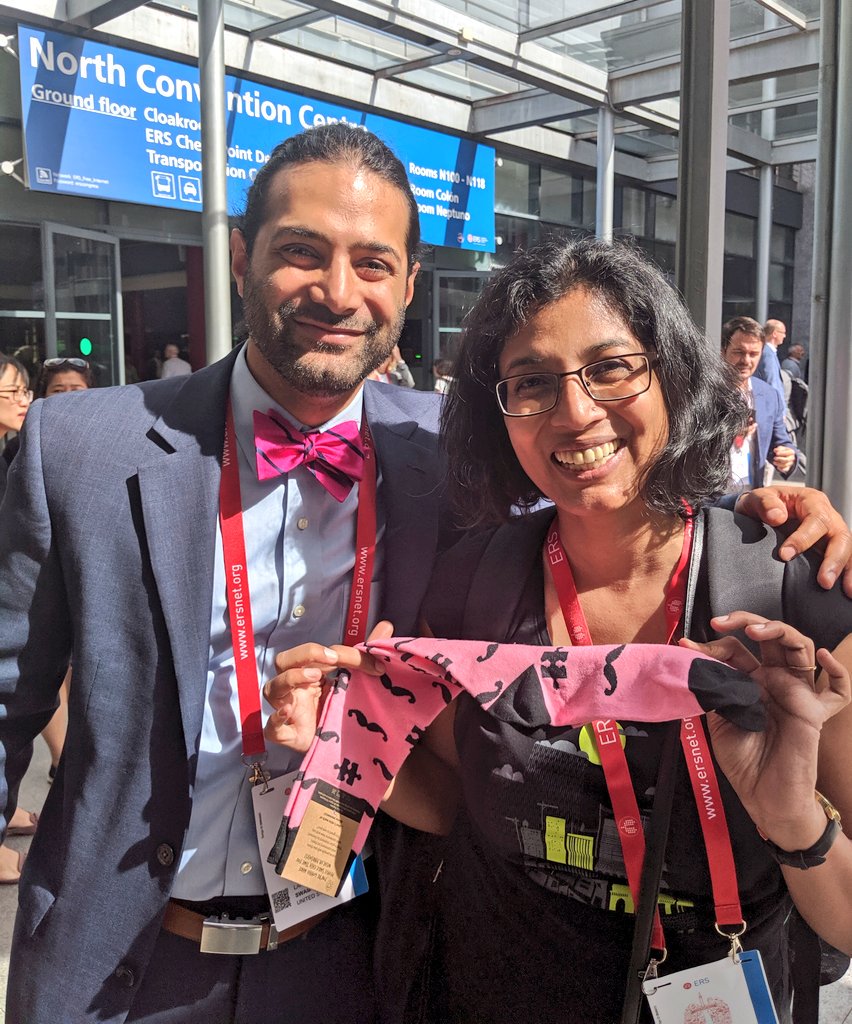 laxswamy's tweet photo. Welcome to #pinksocks, @RajaniSurendarB! Inspired by your passion and energy to #fightburnout in India! #ERSCongress https://t.co/6Mc6yf0y6U