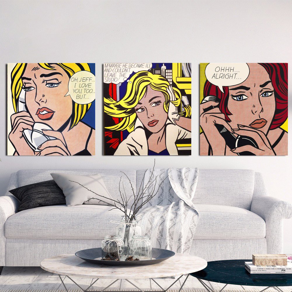 #poster Decorative Pop Art Canvas Prints