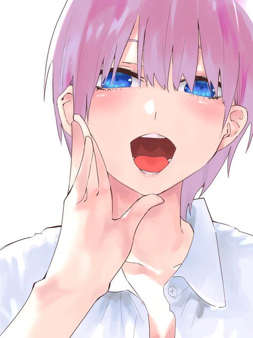 まえたつさんがTwitterに投稿した中野一花(五等分の花嫁)のイラスト。