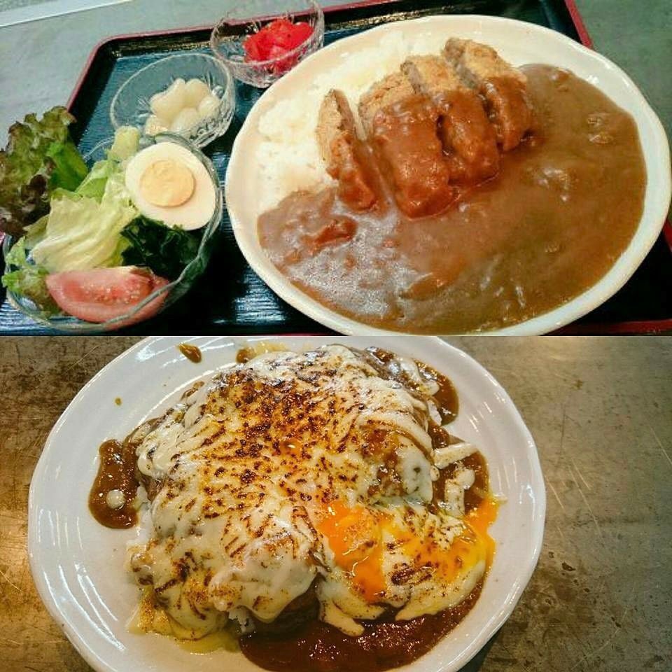 teppanyaki_'s tweet photo. おはようございます❗
本日の日替わりは、ミンチカツカレーor.焼きチーズカレーです😄⤴
カレーおかわり無料です❗
15時までソフトドリンク付きです⤴
¥780
#lunch #menchi #japanesefood #cheese #curry #summer #end #cool #hot #okonomiyaki #Hamachan #ice #coffee #delicious #happy #days https://t.co/v5siRSxJaX