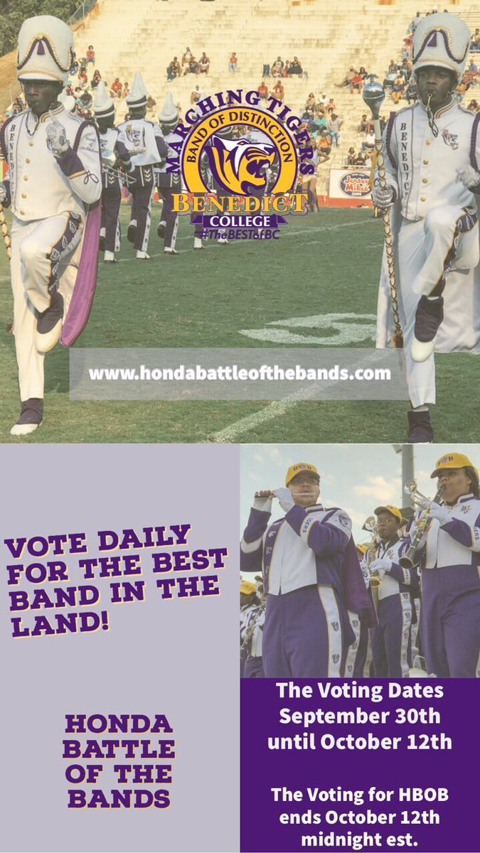 VOTE for the #BCBOD the perform at the #Hondabattleofthebands VOTE VOTE VOTE‼️‼️👍🏾