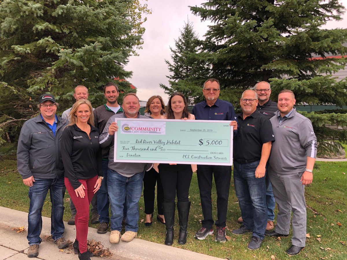 PeterdeRock03's tweet photo. ⁦@PCL_USA⁩ North Dakota Office and our Joint Venture Partner Community Contractors are thrilled to help our local Habitat for Humanity in Grand Forks. #betterplacetolive https://t.co/ayGuLYS1GB