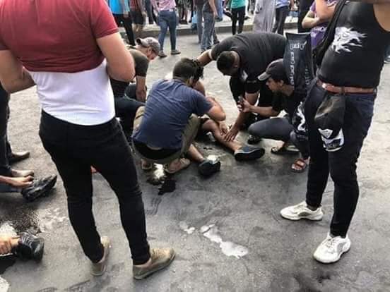 IraqiRevolution's tweet photo. @CNN #Hello_world
#There_are_people_Making #Revolution_now_in_iraq !
#Show_your_support_for_the #right_of_Iraq_people_to #protest_peacefully
#Save_the_Iraqi_people
#HELP_Iraq
#saveIraqipeople https://t.co/JwBhwSeaXt