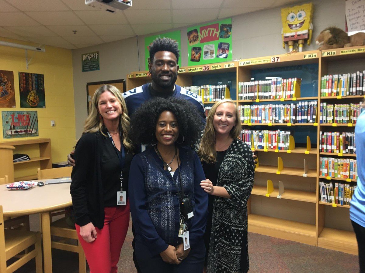 HGHillCounselor's tweet photo. Such a fun visit from the @Titans surprising our @HGHillMiddle school students today ❤️🏈💙 https://t.co/UiL6hUEkKb