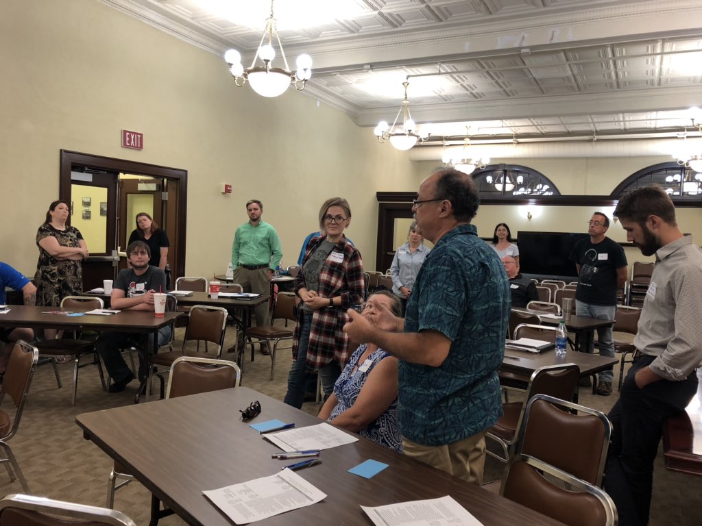 TiffanyHenryAR's tweet photo. Great first day workshop for #LocalFoodsLocalPlaces. Tomorrow is community Action Planning session for #Innovation Hub! #ecosystembuilding https://t.co/WT6zZjx8k1