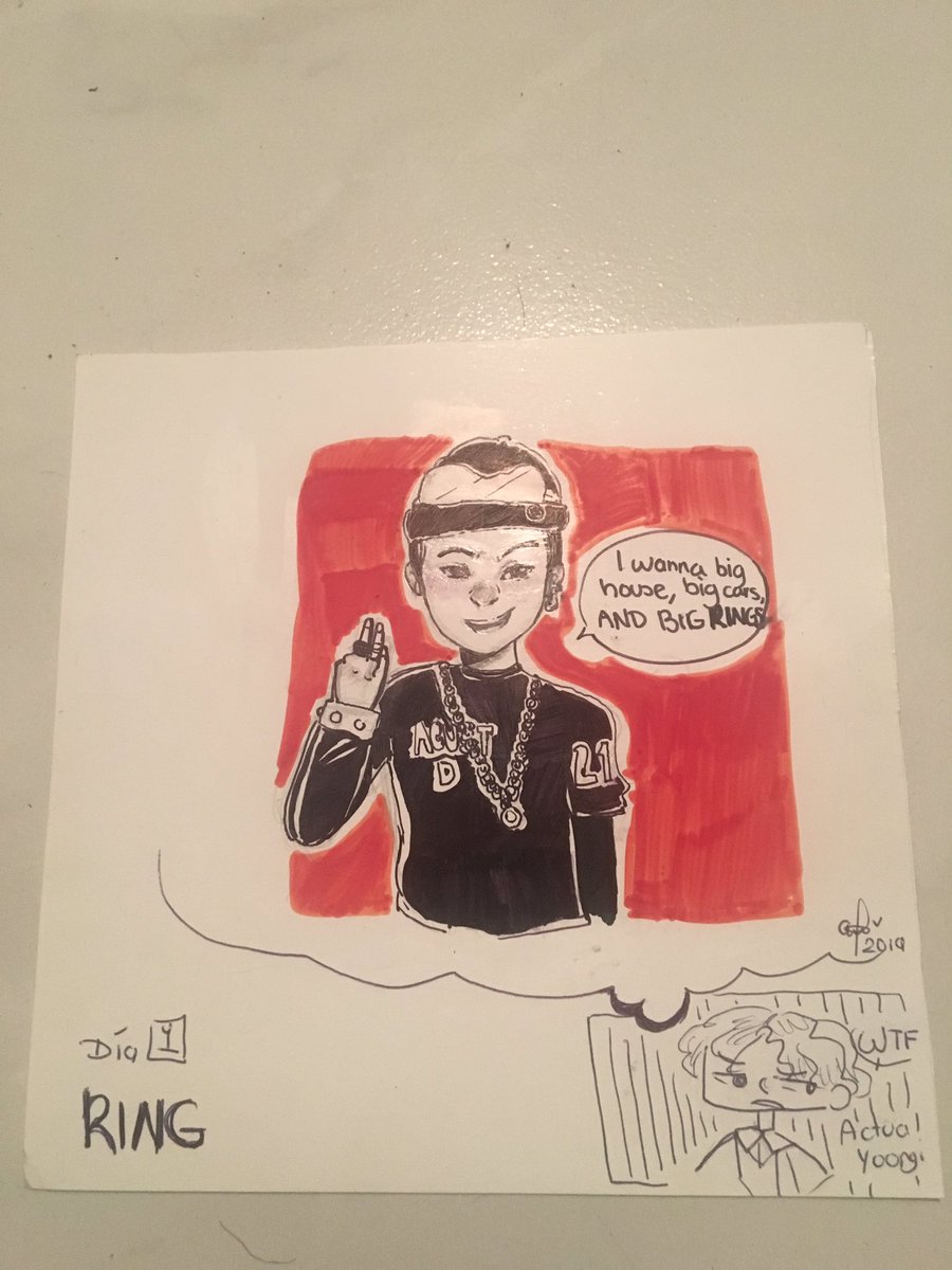 elgrangus09's tweet image. #Inktober2019 1er día :anillo