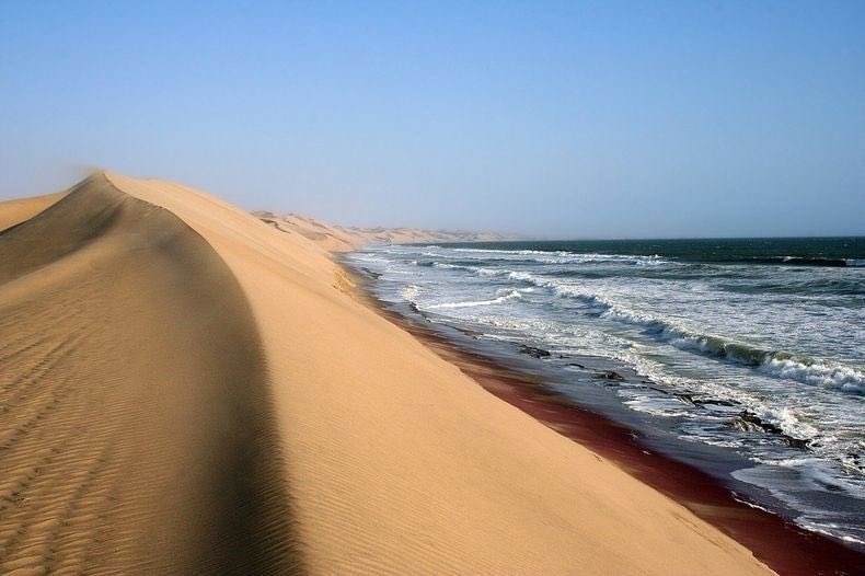 Most interesting part to me is his mention of the Namib Desert.‘Namib’ comes from Khoekhoegowab origin meaning ‘vast place’ & the Namib is a coastal desertthus sea meets desert, hope meets despair, future meets past & in the vast nothingness, they stand together between both
