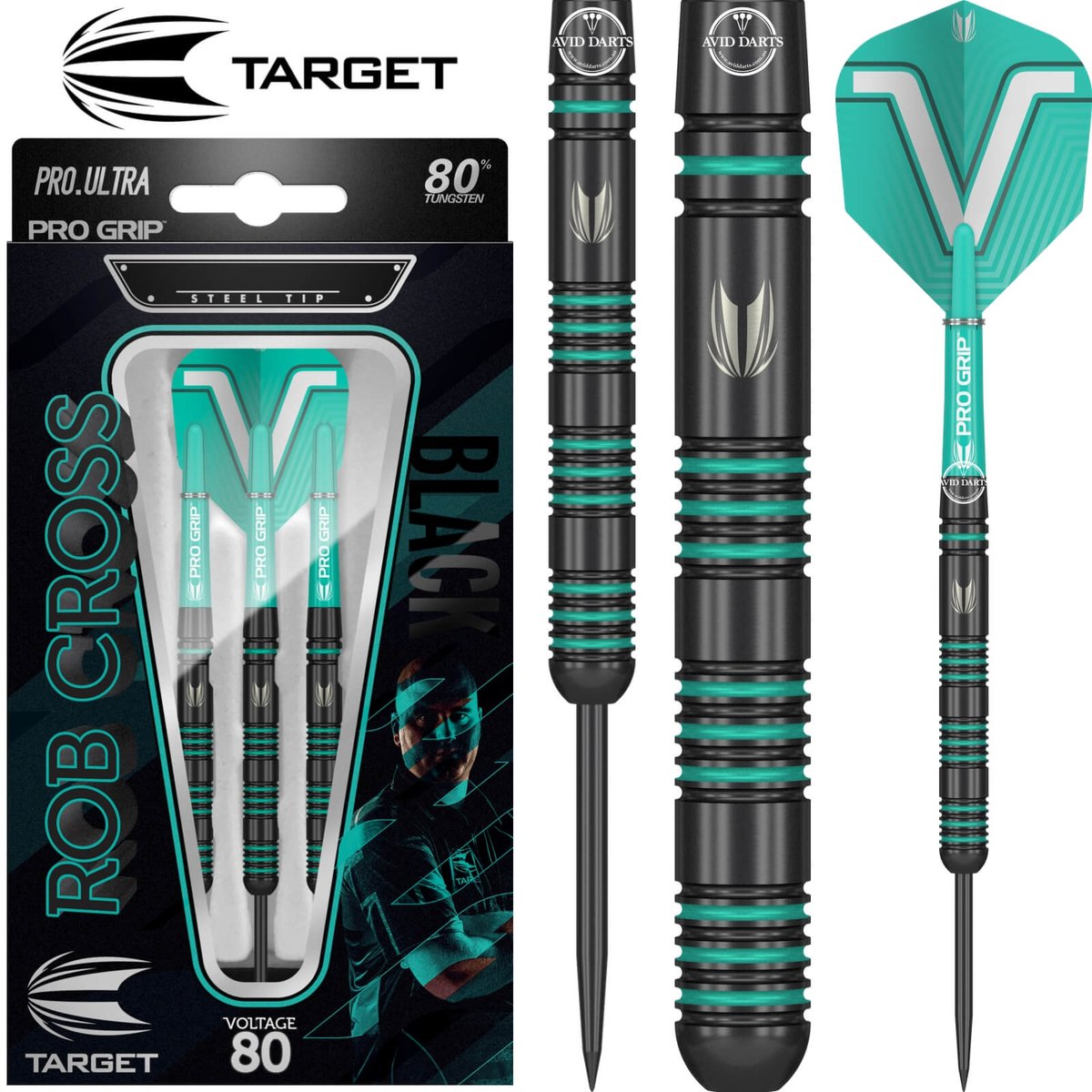 AvidDarts's tweet photo. ๐ฏ New Arrival ๐ฏ
TARGET - ROB CROSS BLACK 80 SERIES DARTS - STEEL TIP - 80% TUNGSTEN - 22G 24G
Available Here: https://t.co/rIedzC3JiI
#aviddarts #targetdarts #targetlaunch19 #robcross #voltage #22grams #24grams #afterpay #afterpayit #laybuy #paybylaybuy #payitin6 #zippay https://t.co/otnLBFj0vv