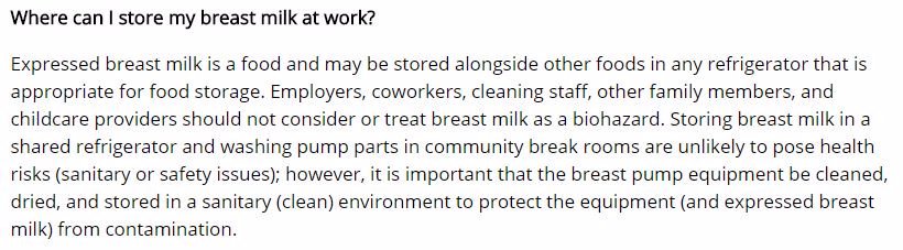 SarahHaverstick's tweet photo. @MarriottBonvoy @Marriott @CDCgov Finally, @Marriott, in case you were still concerned. The @CDCgov notes that expressed breast milk is a FOOD. Not a biohazard. https://t.co/Vjj573UA01 #breastfeeding #pumpingmilk #workingmoms https://t.co/63VfOjIKsE