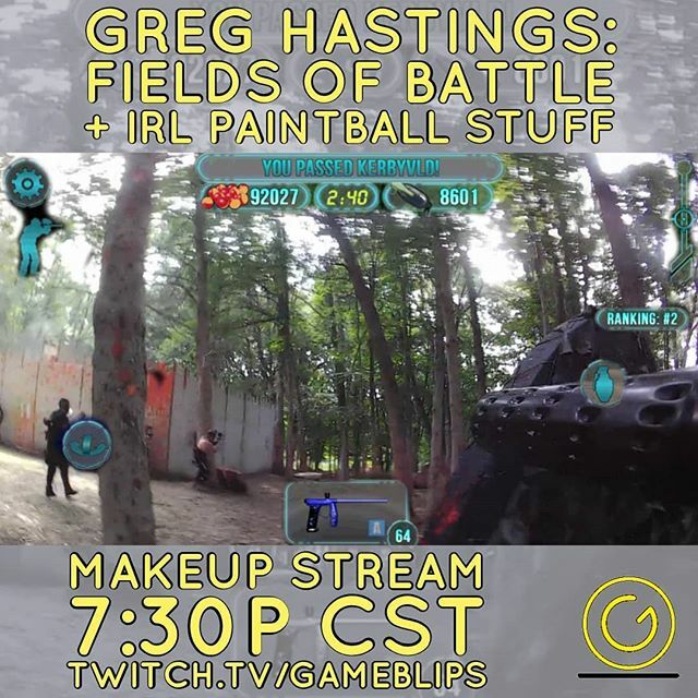 gameblips's tweet photo. New Blog Post! Not going to be able to stream at all this week due to work travel. Doing a small makeup stream with virtual and real Paintball shenanigans TONIGHT! Come hang out at 7:30p CST, https://t.co/lPurDRxpcl . . . #gameblips #paintball #oldfartp… https://t.co/isdgzBGdtE https://t.co/ipQUQeWuHL