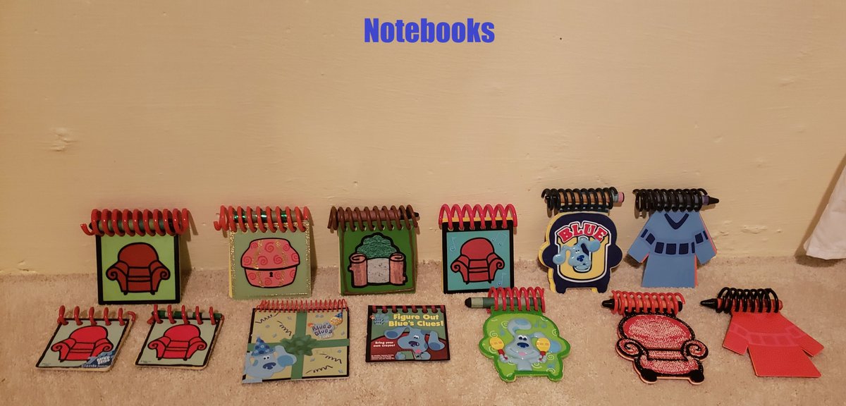 Miss_Indi_R's tweet photo. @AngelasClues Hi Angela! I am the lady who wrote you the letter with the Blue's Clues collection. I was SO excited to get your message recently! Here are the pics of my collection. I apologize, this will be in 4 separate tweets since twitter only allows 4 pics per tweet 😉 https://t.co/NMEpvI7hSu