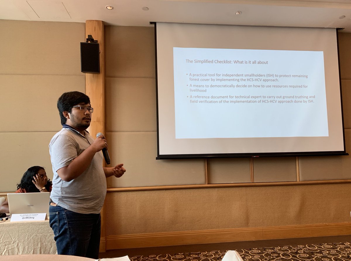 Highcarbonstock's tweet photo. Smallholders are key for sustainable #NoDeforestation. Our member, @gulagnar from @InfoSPKS, presented the progress made in the creation of a HCS/HCV practical tool adapted for smallholders to conserve forests in the tropics. https://t.co/5TjHZZnYua