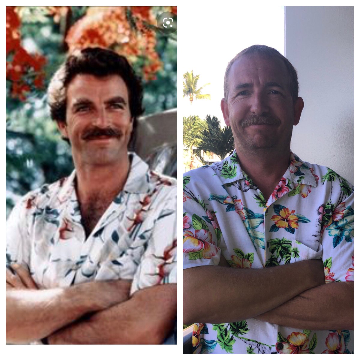 WebbJerry's tweet photo. Who wore it best #wheninhawaii https://t.co/I6m8I6HOgo