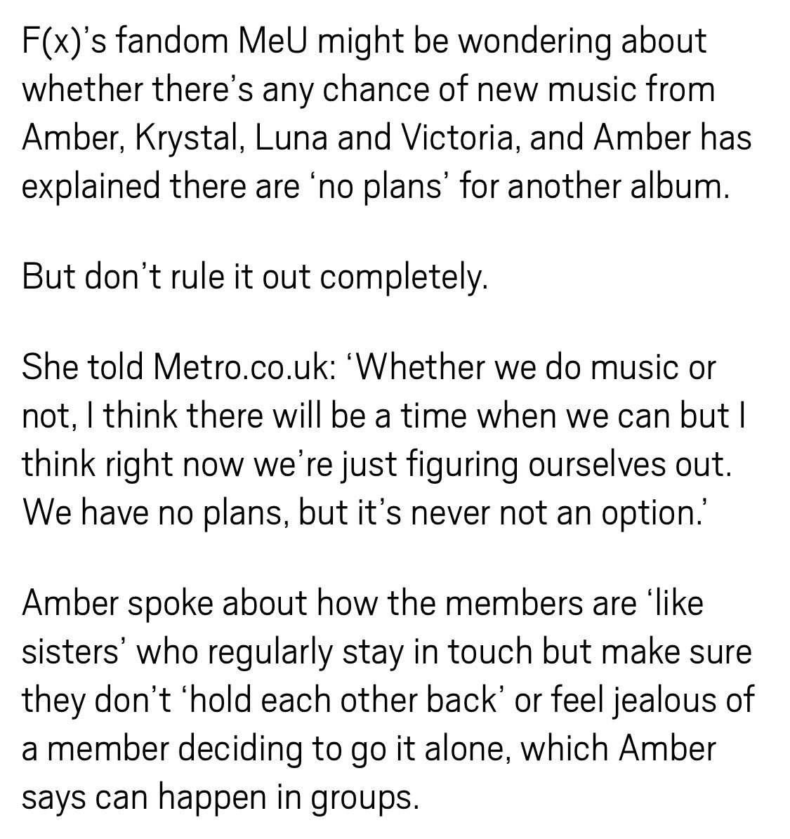 hamsoonie's tweet photo. amber really said f(x) is the best group ever https://t.co/jIs7GovbzU