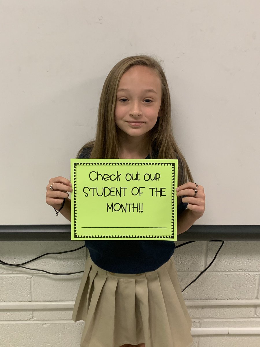 MsLaSyone's tweet photo. Proud of these kiddos for maintaining A/B behavior for September! Their names went into a drawing for student of the month ❤️ https://t.co/JbpexykHh9