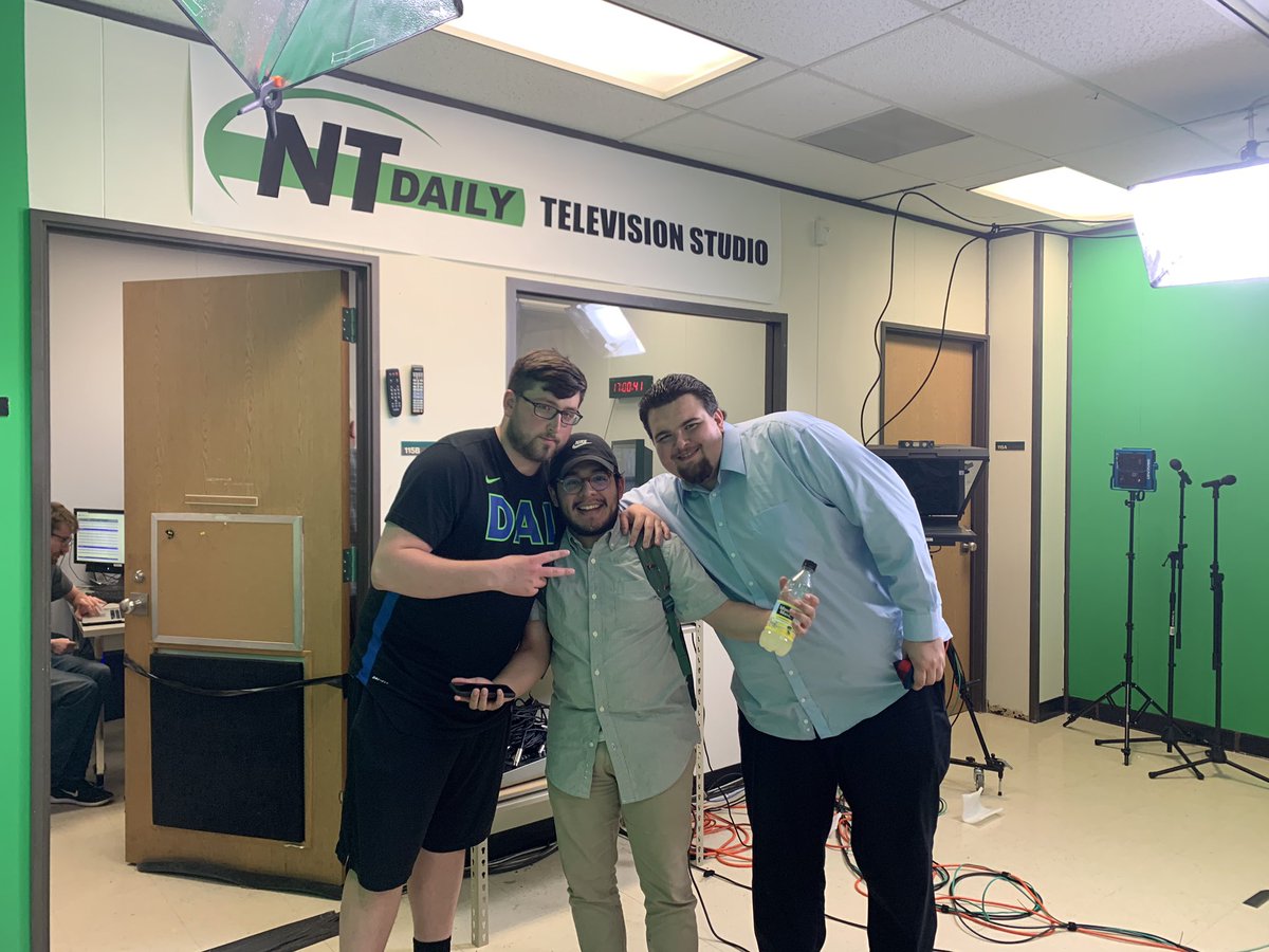 JustineChavez_'s tweet photo. That’s a wrap on our second newscast. 🙌🏼🎬 #NTDailyTV https://t.co/PihbdOxITm