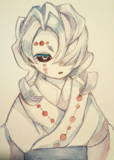 SenaさんがTwitterに投稿した累(鬼滅)(鬼滅の刃)のイラスト。