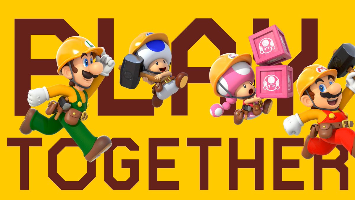NinEverything's tweet photo. Super Mario Maker 2 update out now (version 1.1.0) - play with friends online and more https://t.co/hyDzyaszlU https://t.co/cJy6JYAc05