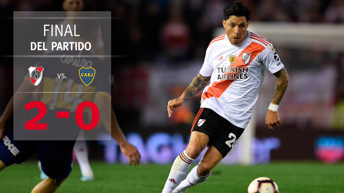 RiverPlate's tweet photo. ¡¡GANÓ #River !! 

#JuntosSomosMasGrandes https://t.co/d8mfLt3k9M