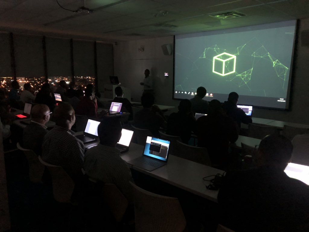 JulioUrena's tweet photo. Happy we did the 2nd Meetup of the @hackthebox_eu community in RD. Thanks to the speakers Julio (ZeroNoMe), @Richard_a1611 &amp; @LordRNA who contributed with their knowledge and to everyone who show up! See you next month #RedTeamRD #Hacking  #plaintext  #hackthebox https://t.co/gQmWvWcUqH
