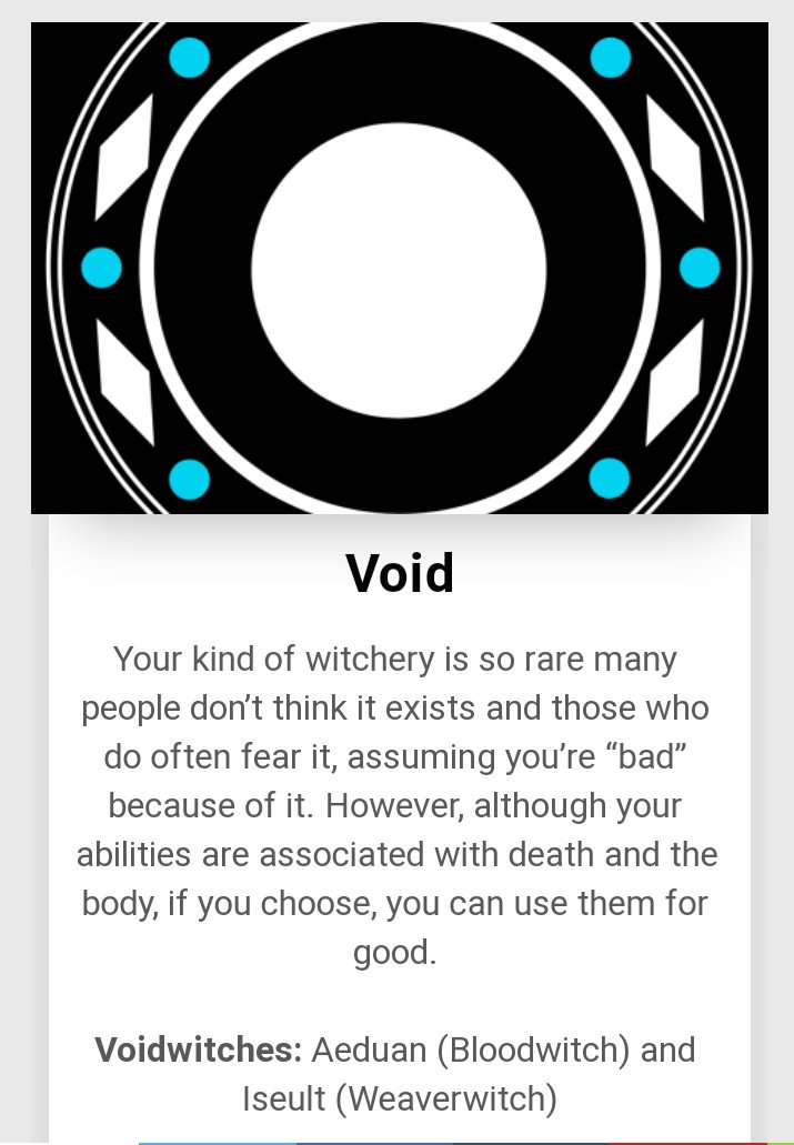 Lucisaclown's tweet photo. @stdennard, I forgot my Witchmark earlier haha. I did the test and got void but I'm really a Wordwitch so shhh and let's pretend everything went perfect 😘
#TruthwitchTuesday and #WitchlandsBoxSet https://t.co/RaIV5QKbxl