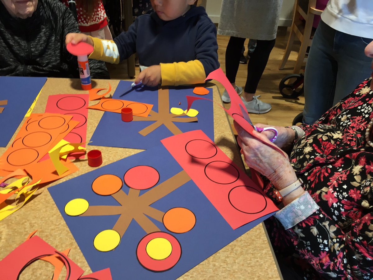 ellen_petersson's tweet photo. First Grandfriend visit today!! #sd36learn #rayshepherd #kindergarten #intergenerationalvisit #evergreenbaptistcampusofcare https://t.co/ZYrQ1SfG0t