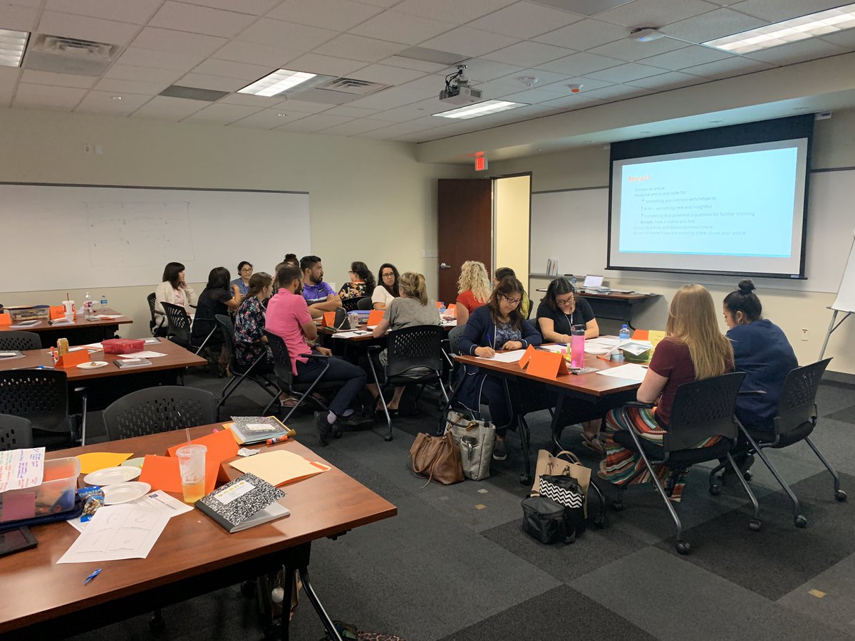 misdadvac's tweet photo. What an amazing professional learning group tonight! #showwrite19 https://t.co/9DIcOoyhIL