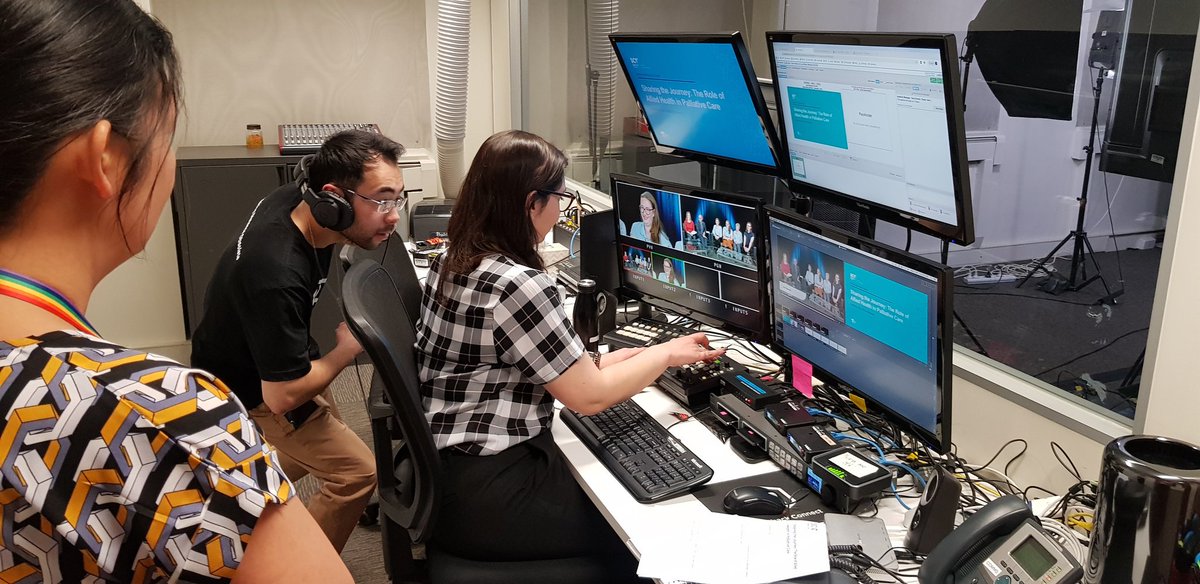 LoghicEvents's tweet photo. Getting ready to go live with @SaferCareVic #webcast - Sharing the Journey: The role of allied health in pallative care.
#webinar #MelbourneStudio #Melbourne #studio #filming #RedbackConnect https://t.co/YJ1caKI88E