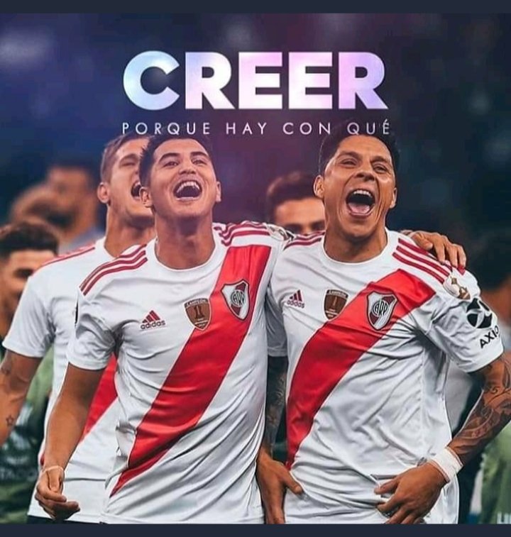 silvi201083's tweet photo. Obvio q hay con q!! 😄
 Vamos River carajo!! #elmasgrande https://t.co/RsVXmTYwiR