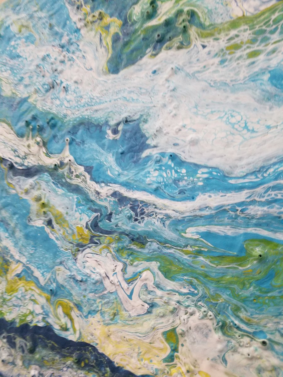 ritualoart's tweet photo. "Worrying does not take away tomorrow's troubles. It only takes away today's peace." #ritualo #ritualoart #abstract #abstractart #oceanthoughts #naturespeaks #bluejourney #blue #blueseries https://t.co/zgt9yJjGiq