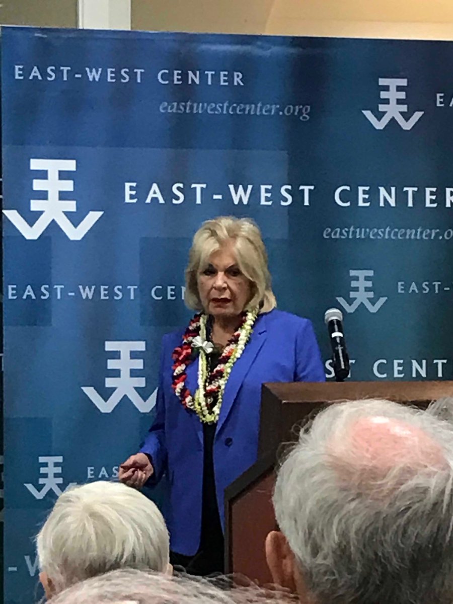 NewsGin's tweet photo. CPB’s Pat Harrison says a journalist who plays a journalist in a movie undermines that journalist’s credibility. ⁦@RTDNA⁩ #east west center https://t.co/q2DQSBikEg