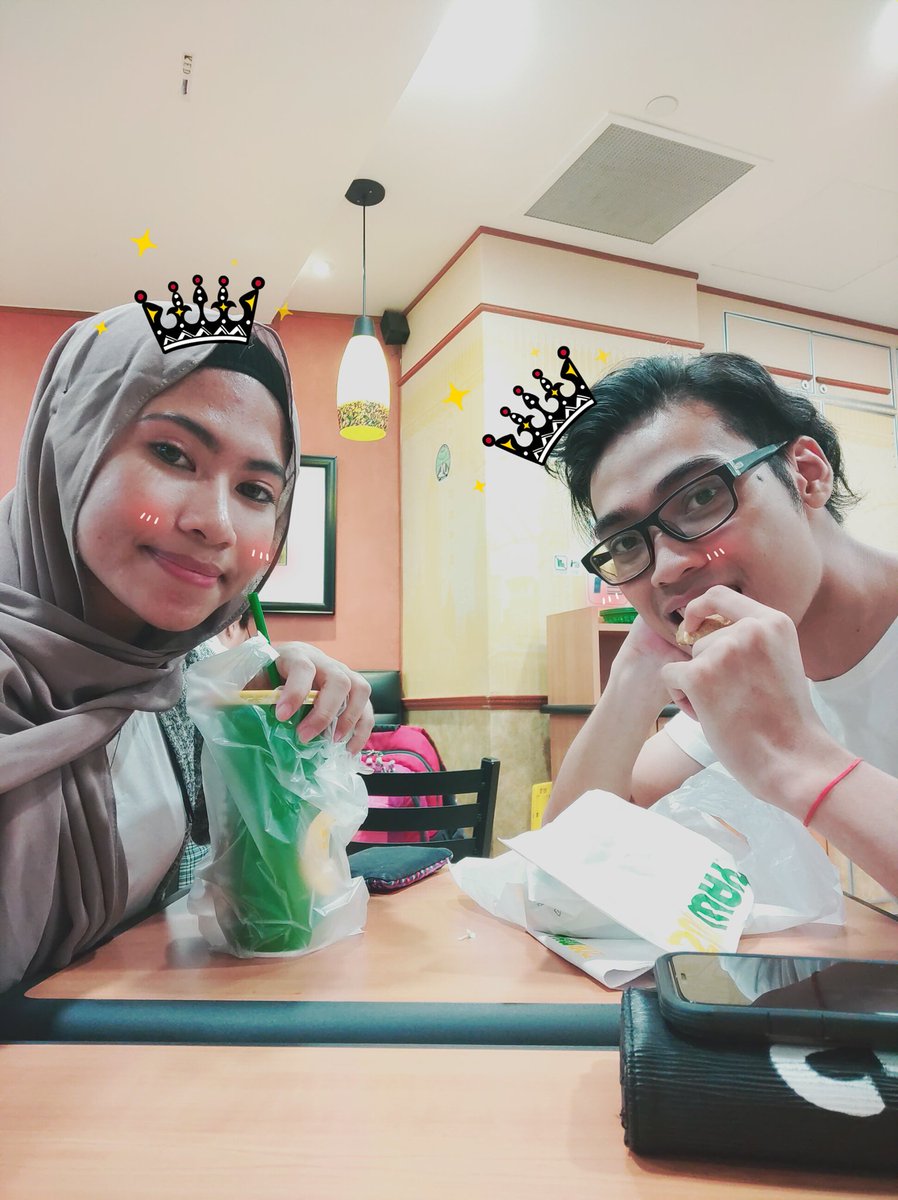 July 29th, 2019 — Our fourth short date We both had an interview at RP. After the interview, I wanted to have lunch at Jollibee but it was packed with people so we ended up at Subway.